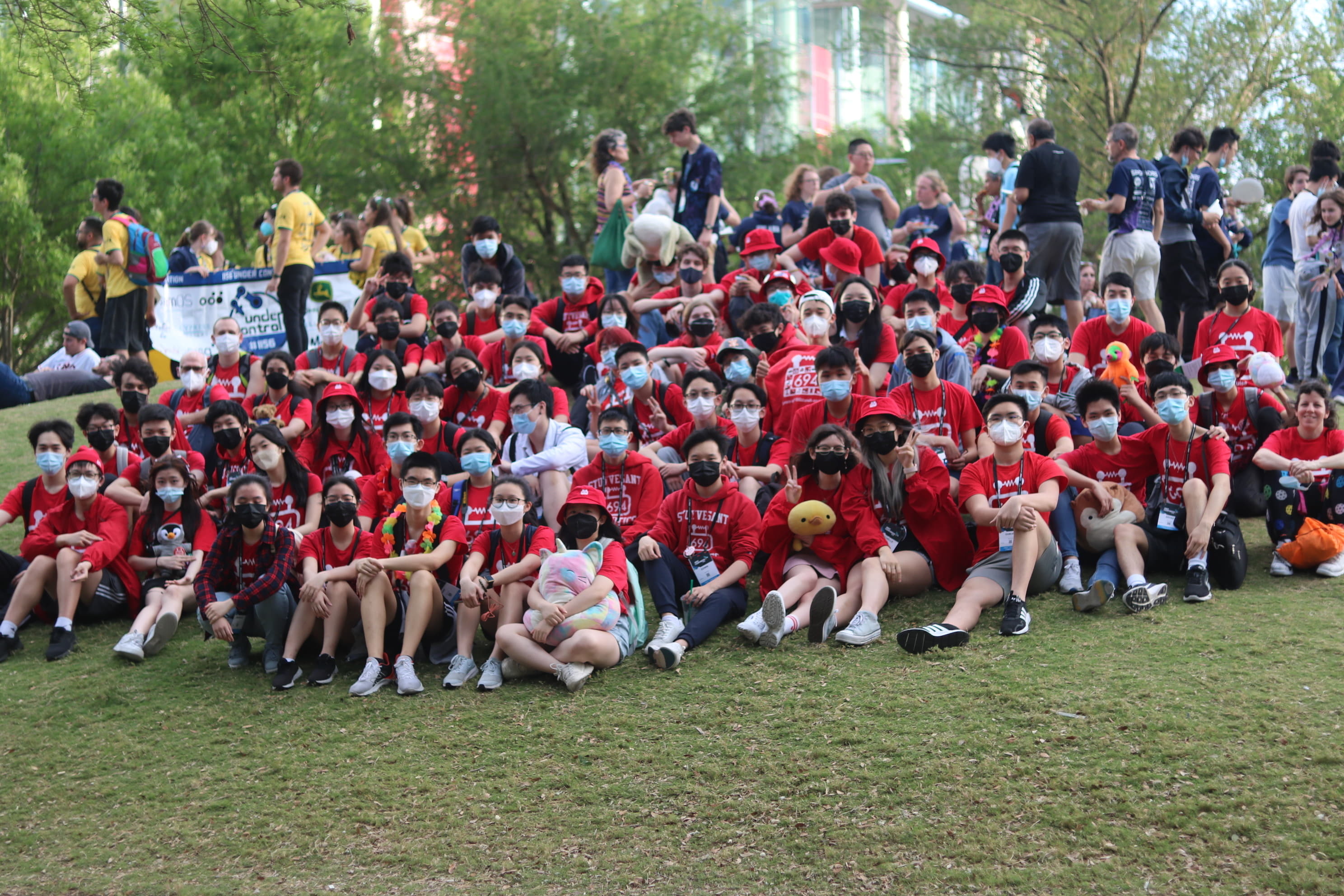 StuyPulse at the 2022 FIRST Robotics Competition World Championship in Houston